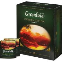 Чай Greenfield Golden Ceylon черный фольгировнный  100 пак/уп