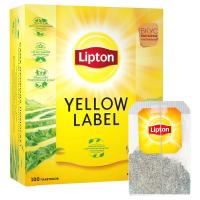 Чай Lipton Yellow Label черный, 100пак/уп