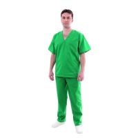 Костюм хирурга универсальный, цвет зеленый размер 44-46, рост 158-164