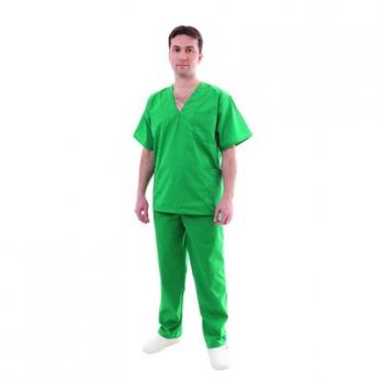 Костюм хирурга универсальный, цвет зеленый размер 44-46, рост 158-164