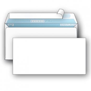 Конверт белый BusinessPost E65, стрип (110×220, 1000шт/кор)