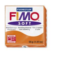 Глина полимерная мандарин, 56гр,запек в печке,FIMO soft 8020-42