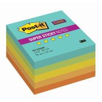 Блок-кубик 3M Post-it ЭКО Super Sticky (76х76мм, 5 блоков по 90 листов)