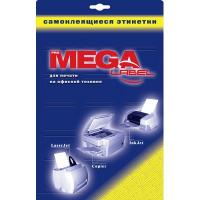 Этикетки MEGA Label 105*57мм, белые, 10шт. на листе A4, 25 листов