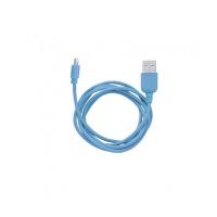Кабель Ligthtning USB Super Link Rainbow L Blue, 1 м, iph сер.5