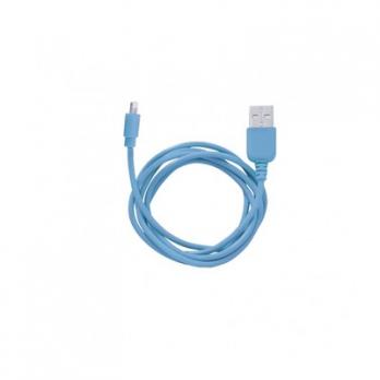 Кабель Ligthtning USB Super Link Rainbow L Blue, 1 м, iph сер.5