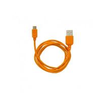 Кабель MicroUSB to USB Super Link Rainbow M Orange, 1 м
