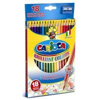 Карандаши цветные Carioca 18цв 6гр L=175мм D=3мм 41865