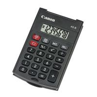 Калькулятор CANON карман. AS-8 HB 8 разряд. Черный