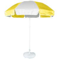 СпецМеб MK_зонт уличный d 180см, бело-желтый 402060а