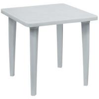 Стол обеденный MK_пластик. квадратн., 80х80см, белый, ПП 400125б