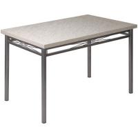 Стол обеденный UD_Декор 4 СТ3/4 опора-метал.пласт-бел.мрамор 115х72