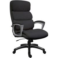 Кресло BN_Bt_Руководителя EChair-619 TL кожа черная, пластик