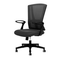 Кресло BN_Cm_EСhair-308 TTWnet, пласт.черн,тк.черн/сетка черн