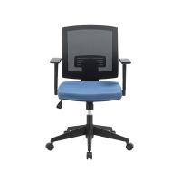 Кресло BN_U_EChair MIRO-2-C ткань синяя, сетка черная, пластик