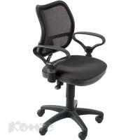 Кресло CH799 сетка, ткань, цвет черный