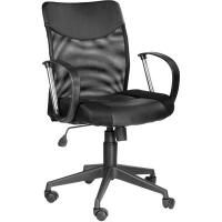 Кресло OL_Рук-ля Echair-631 TTW Low ткань/сетка черная, пластик