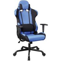 Кресло VB_Рук-ля 771/Blue+bl ткань черная/синяя (812970)