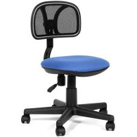 Кресло VT_CH250 ткань синяя 26-21, сетка черная