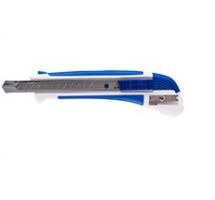 Нож канцелярский 9 мм с антискользящими вставками и точилкой для карандаша