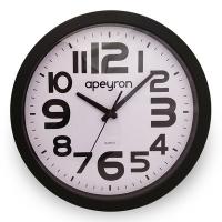 Часы Apeyron PL 15.1 чёрные, пластик, круглые