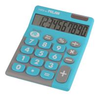 Калькулятор Milan 10-разряд, в чехле, двойное питание, голубой 150610TDBBL