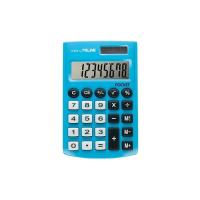 Калькулятор Milan 8-разряд, в чехле, двойное питание, голубой 150908BBL