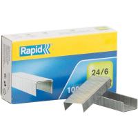 Скобы для степлера N24/6 Rapid оцинкованные (2-30 лист.) 1000 шт в упаковке