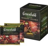 Чай Greenfield Redberry Crumble черный фольгир. 20пак/уп 1134-08