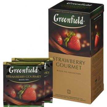 Чай Greenfield Strawberry gourmet черный 1,5гx25пак 1025-10