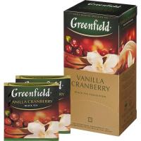 Чай Greenfield Vanilla Cranberry черный фольгир. 25пак/уп 1118-10