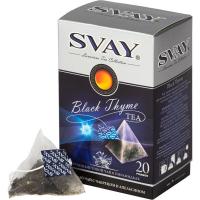 Чай Svay Black Thyme черн.c чабрецом, 20пак.