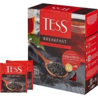 Чай TESS Брекфаст черный 100 пак/уп