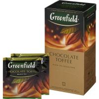 Чай Гринфилд Шоколад Тоффи(1,5гх25п) пак.черн.с доб.
