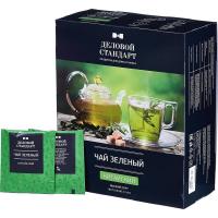 Чай Деловой стандарт зелен. 100 пакx1,8гр/уп 80-80