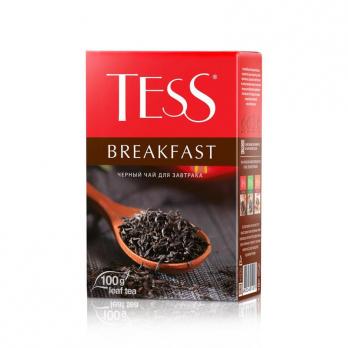 Чай черный TESS Breakfast листовой, 100г