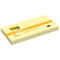 Бумага для заметок 3M Post-it 653 желтая, 38×51мм, 3 блока по 100 листов
