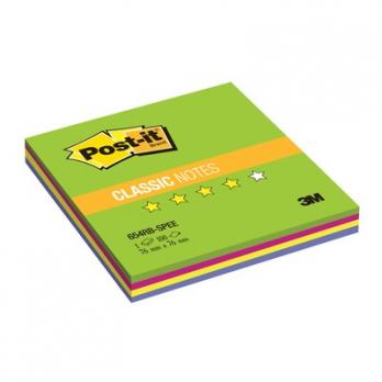 Бумага для заметок 3M Post-it 654-RB (весенняя радуга, 76×76мм, 100 листов)