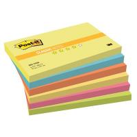 Бумага для заметок 3M Post-it 655-TF (теплая неоновая радуга, 76×127мм, 6 блоков по 100 листов)