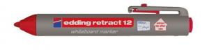 Маркер для досок EDDING retract 12/2 красный, 1,5-3 мм.,
