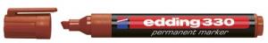 Маркер перманентный EDDING E-330/7 коричнев. 1-5мм скошенный након