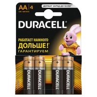 Батарейки Duracell AA/316/LR6, 1.5В, алкалиновые, 4 шт. в блистере