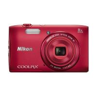 Фотоаппарат Nikon COOLPIX S3600 Red + case + 8Gb
