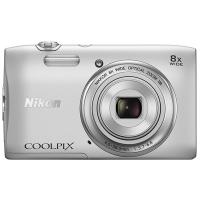 Фотоаппарат Nikon COOLPIX S3600 Silver + case + 8Gb
