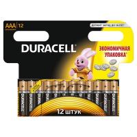 Элементы питания батарейка DURACELL AAA/LR03 12шт/уп