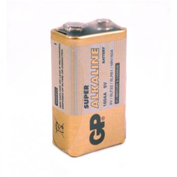 Элементы питания батарейка GP Super эконом упак 9V/6LR61/Крона алкалин 1шт/