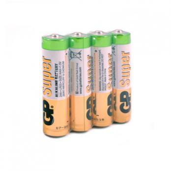 Элементы питания батарейка GP Super эконом упак AAA/LR03/24A алкалин. 4 шт/уп