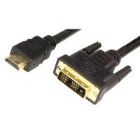 Кабель REXANT /17-6304/ HDMI вилка - DVI-D вилка 2м