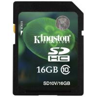 Карта памяти Kingston SDHC 16GB Class 10 UHS-I(SD10V/16GB)