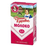 Молоко Домик в деревне для капучино 3,2 %, 950 г.